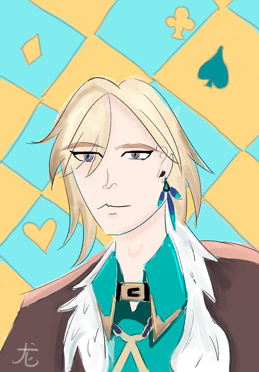 Aventurine (HSR) — Digital; Procreate